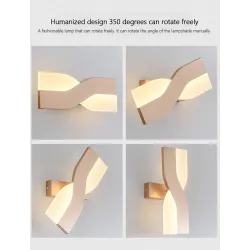 Nordic style modern wall lamp - LED - adjustable - rotatableWall lights