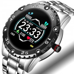 Smart Watch - electronic steel watch - LED - digital - waterproof - heart rate / blood pressure