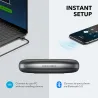 Anker PowerConf - Bluetooth Speakerphone - conference speaker - with 6 microphones - voice pickup - 24h call timeBluetooth sp...