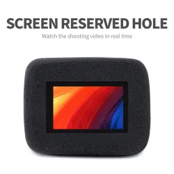 Foam windproof shield - noise reduction - protective case - for GoPro Hero 9 BlackProtection