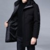 Luxurious warm winter jacket - long parka - with hood - duck downJackets