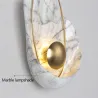 Modern resin wall lamp - LED - shell shapeWall lights