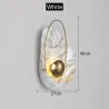 Modern resin wall lamp - LED - shell shapeWall lights
