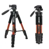 Z666 - professional aluminum camera tripod - portable - with Pan head - for Canon DSLR cameraTripods & stands