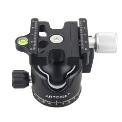 EB36 - tripod ball head - low profile - quick release plate - 15kgTripods & stands