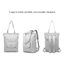 Stylish handbag - laptop backpack - with USB charging port - waterproofHandbags