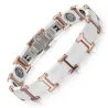 Magnetic bracelet - black ceramic tungsten steel - unisex - radiation protectionScreen Protectors