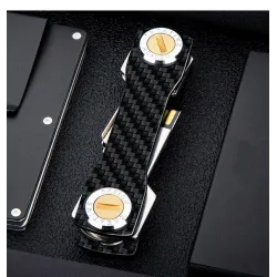 Modern key organiser - carbon keychainKeyrings