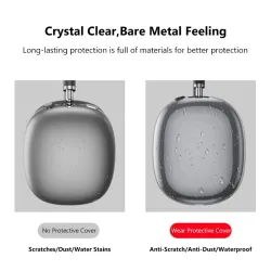 Transparent protective cover - for AirPods Max headphones - waterproofHeadsets