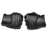Black leather gloves - fitness / gym /cycling - half fingerGloves
