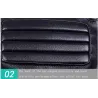 Black leather gloves - fitness / gym /cycling - half fingerGloves