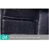 Black leather gloves - fitness / gym /cycling - half fingerGloves