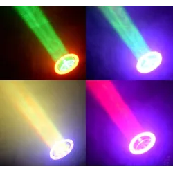 Mini LED beam - laser light - moving head - DJ / stage light - 60W - RGBW - DMXStage & events lighting