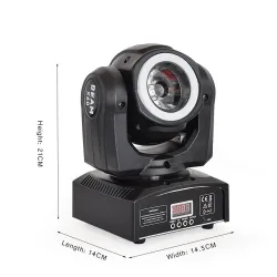 Mini LED beam - laser light - moving head - DJ / stage light - 60W - RGBW - DMXStage & events lighting