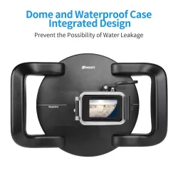 Diving dome port - dual-handheld - waterproof lens cover - for GoPro Hero 8 Black - 6 inchProtection