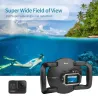 Diving dome port - dual-handheld - waterproof lens cover - for GoPro Hero 8 Black - 6 inchProtection