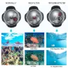 Diving dome port - waterproof filter case - switchable - for GoPro Hero 7 6 5 BlackProtection