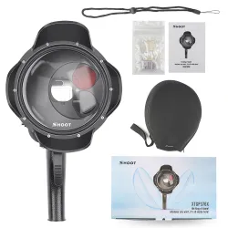 Diving dome port - waterproof filter case - switchable - for GoPro Hero 7 6 5 BlackProtection