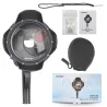 Diving dome port - waterproof filter case - switchable - for GoPro Hero 7 6 5 BlackProtection