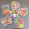 Colorful push fidget - anti stress toy - rainbow Pop ItFidget Spinner