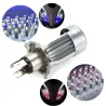 Motorcycle / car light bulb - LED - DRL - Angel Eye - blue / pink - H4 - BA20DDaytime Running Lights (DRL)