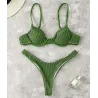 Sexy ribbed bikini set - Brazilian style - with push upBeachwear