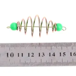 Fishing spring lure - tackle feeder - stainless steel - 10 piecesTools