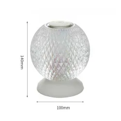 Italian night lamp - round crystal ball - USB - touch sensorLights & lighting