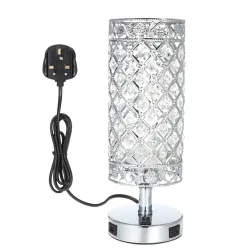 Crystal night lamp - dual USB charging portLights & lighting