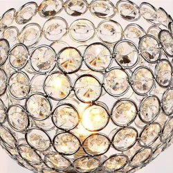 Modern crystal night lamp - heart-shaped - LEDLights & lighting