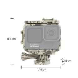 Protective frame case - long screw - base mount - for GoPro Hero 9 BlackMounts