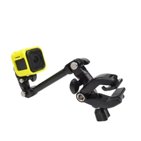 Clamp clip mount - selfie stick - flex jaw - for GoPro Hero 8 9 10 Xiaomi YI 4K SJ4000 SJ5000 SJ6000Mounts