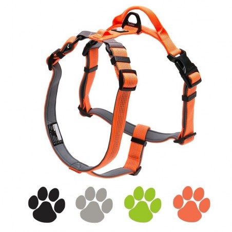 Dog harness - reflective nylon - adjustableCollars & Leads