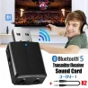 KN330 - USB - Bluetooth - transmitter - audio receiver - 3.5 mm AUX jack - 3 in 1 adapterCables