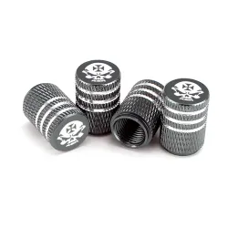 Car tire wheel valves - aluminum caps - skull design - 4 piecesWheel parts