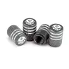 Car tire wheel valves - aluminum caps - skull design - 4 piecesWheel parts