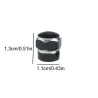 Universal car wheel valves - aluminum caps - hexagonal - 4 piecesWheel parts