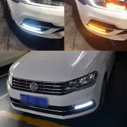 Car turn signal lights - dual mode / color - LED - DRL - 12V - 2 piecesDaytime Running Lights (DRL)
