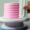 Decorative cream spatula - scraper - irregular teeth / edgeBakeware