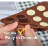 Silicone mold - for chocolate / jelly - non-stickBakeware