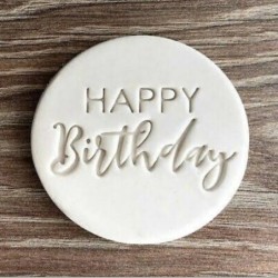 Cookie cutter mold - Happy Birthday letteringBakeware