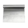 Stainless steel dough slicer - with scaleBakeware