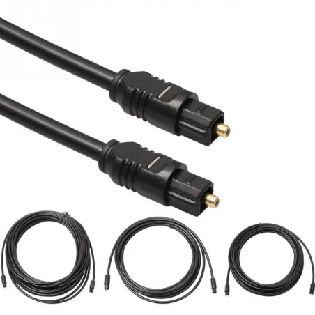 Toslink - digital audio / optic fiber cable - 1m - 2m - 3m - 5m - 10mCables