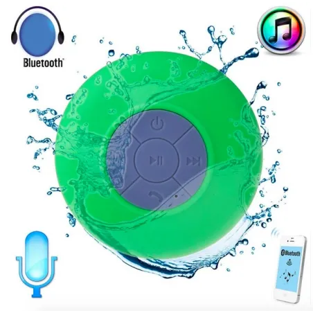 Mini Bluetooth speaker - waterproof - with suction cupBluetooth speakers