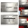 Guitar measuring ruler - string conversion chart - stainless steelGuitars