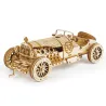 Wooden building blocks - self assembly - movable steam train / car / jeep / truckConstruction