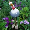 Funny chicken - hen - rooster - garden / lawn decorationGarden