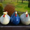 Funny chicken / hen - garden / lawn decoration - resinGarden