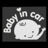 Baby In Car - car stickerStickers