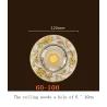 American style - luxurious gold ceiling lamp - spot light - recessed - dimmable - COB - LED - 3W / 5W / 7WSpotlights